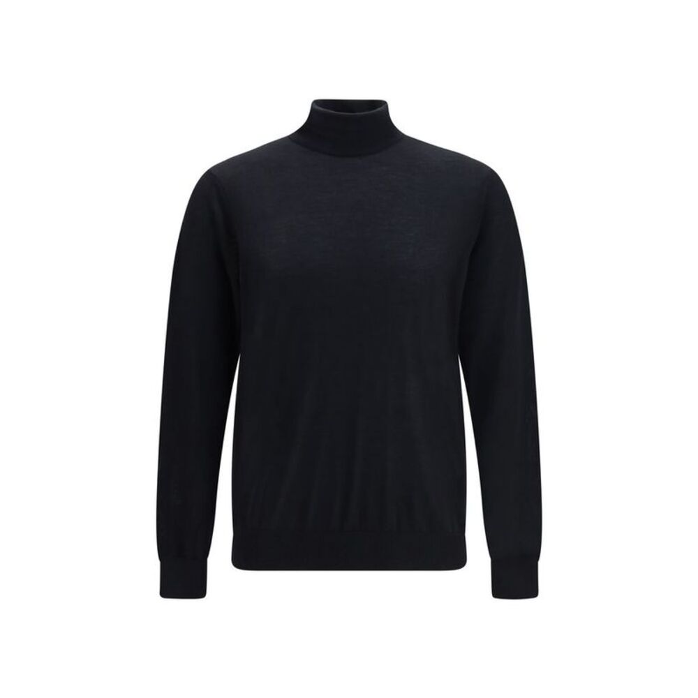 Giorgio Armani Black Cashmere Men's Sweater